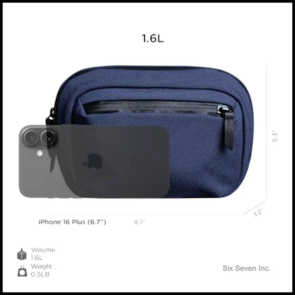 Compact Camera Sling Bag Crossbody Minimal EDC Travel Photography Essentials